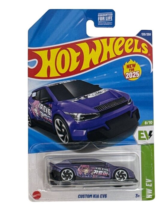 Hot Wheels Other - Hot Wheels Custom Kia EV6 HW EV Purple Electric Car 1:64 New